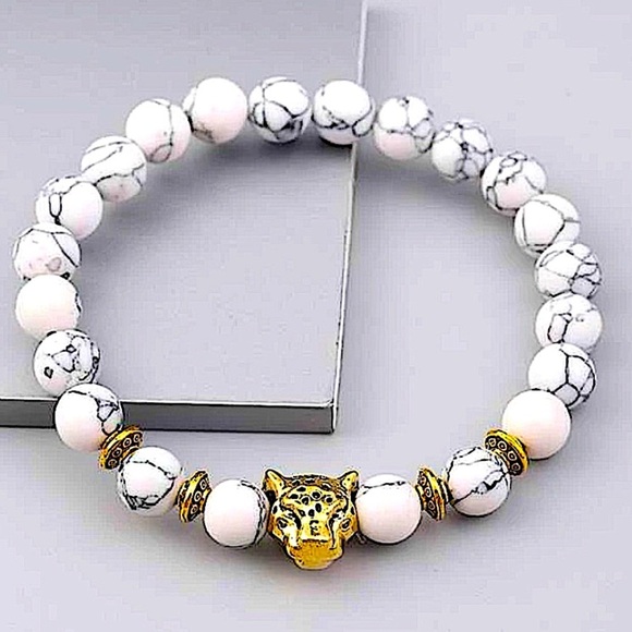 Leopard Beaded Bracelet - Picture 1 of 4